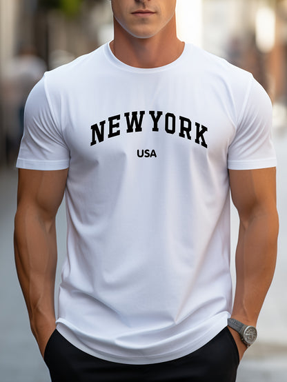 NEW YORK USA Print, Men's T-shirt