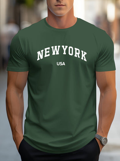 NEW YORK USA Print, Men's T-shirt