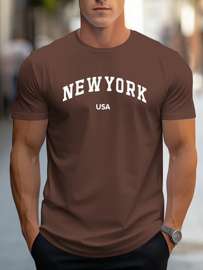 NEW YORK USA Print, Men's T-shirt