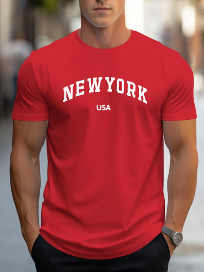 NEW YORK USA Print, Men's T-shirt